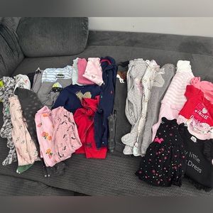 Huge 26 piece baby girl Bundle